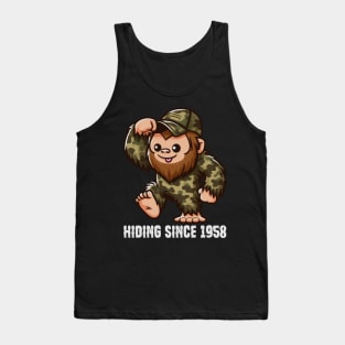 Bigfoot Hiding Since 1958 Tank Top